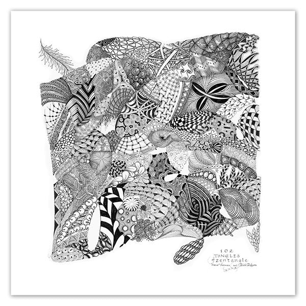 102-Piece Tangle-Free Print Set