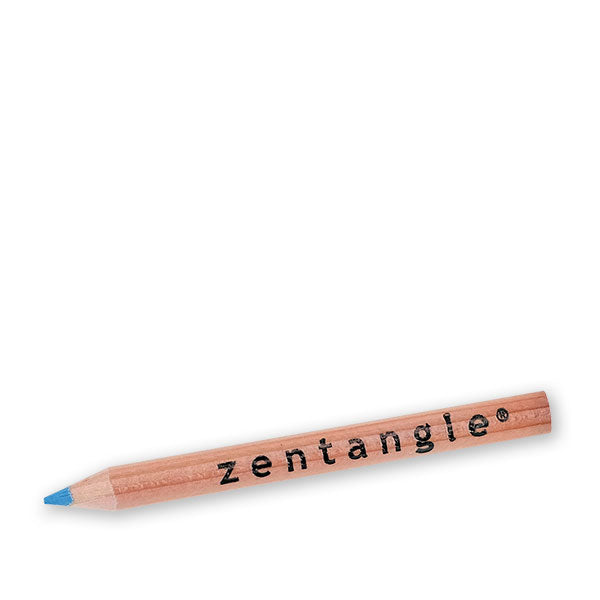 Pastel Blue Zentangle Mini Pencil