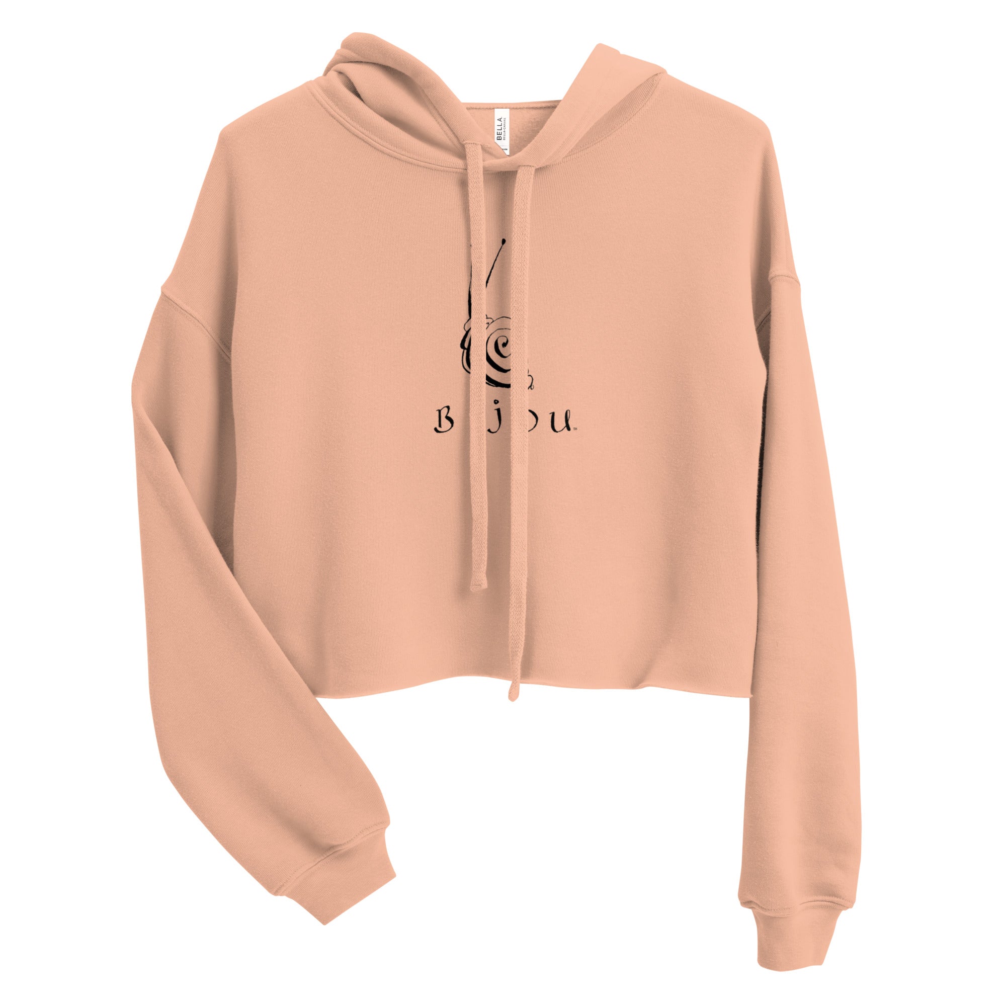 Stylish Bijou Crop Hoodie for Women