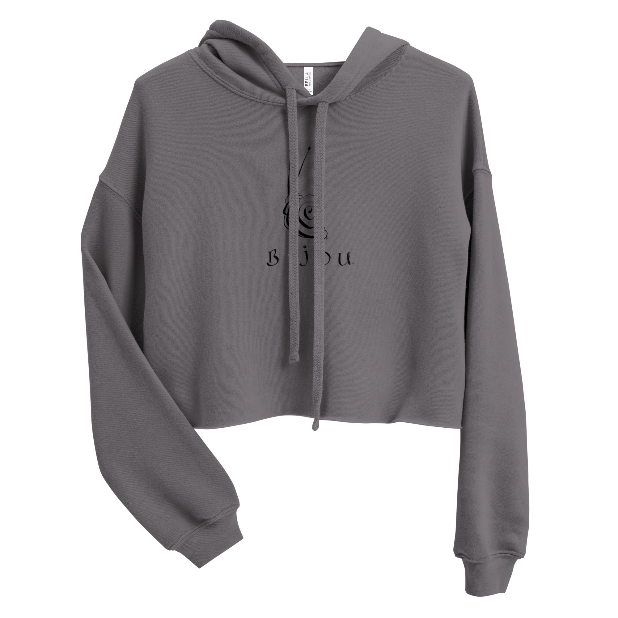 Stylish Bijou Crop Hoodie for Women