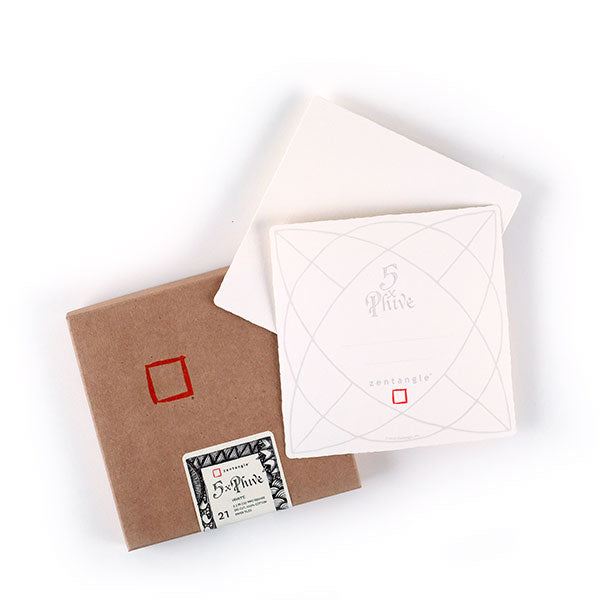 5-Pack White Paper Tiles - 21 Inch