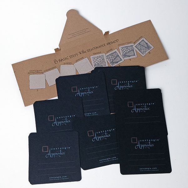 Black Apprentice Paper Tiles - 21 Inch