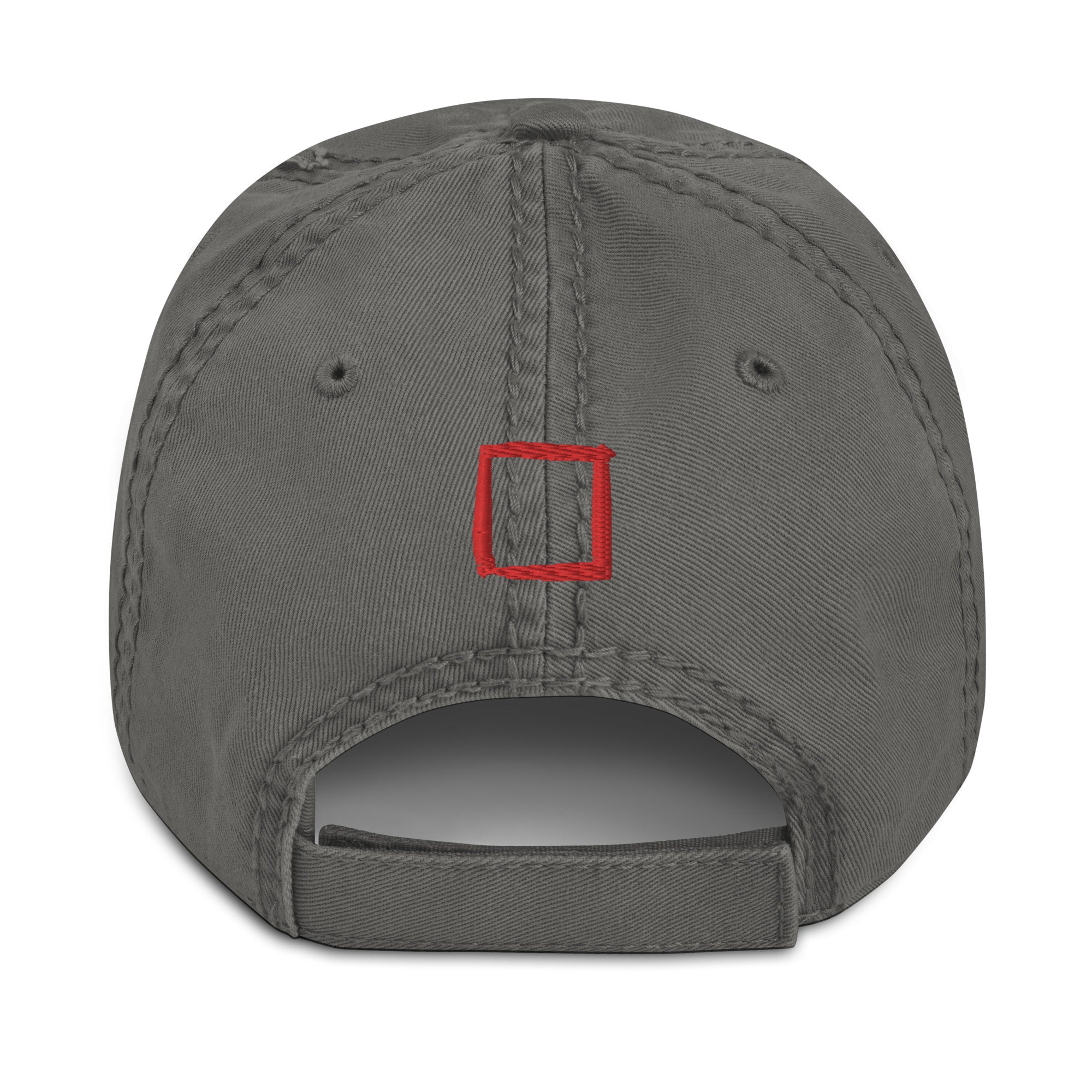 Gray Distressed Bijou Hat – Vintage Style