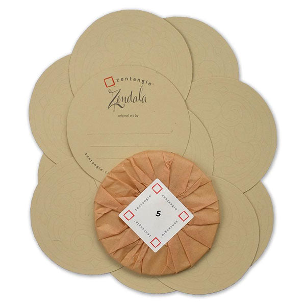 12" Pre-strung Zendala Renaissance Paper Tiles