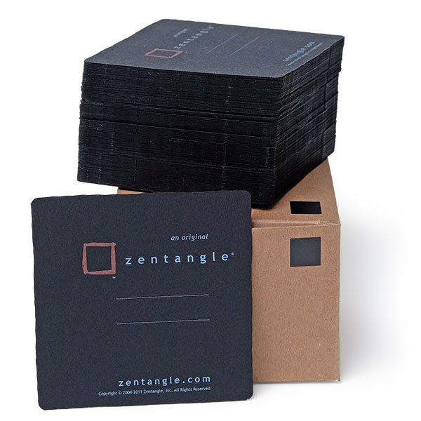 Bulk Black Square Paper Tiles for Crafts